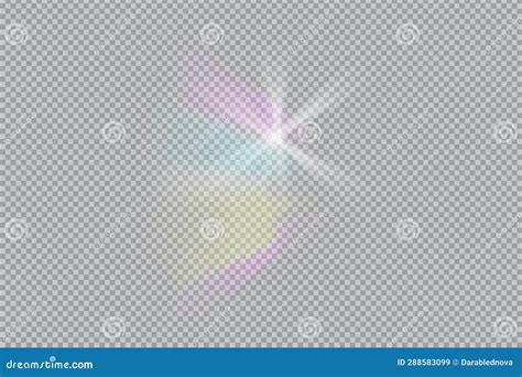 Prism Rainbow Light. Stock Vector Illustration in Realistic Style ...