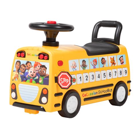 Buy Spark. Create. Imagine. CoComelon School Bus Ride-on with Letters ...