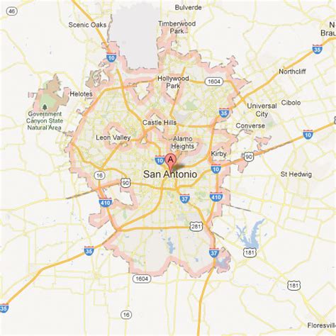 Map Of San Antonio Texas And Surrounding Area - Get Latest Map Update