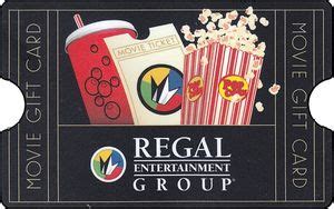 Gift Card: Movie gift card (Regal Cinemas, United States of America(Movie gift card black) Col ...