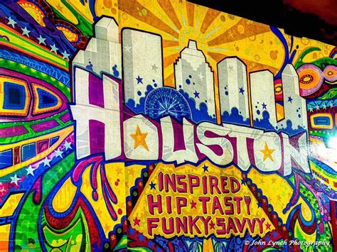 Houston Inspired Graffiti Houston Graffiti Inspired Mural | Etsy