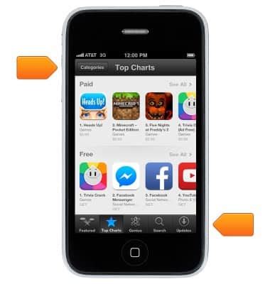 Apple iPhone 3-GS - Download apps & games - AT&T