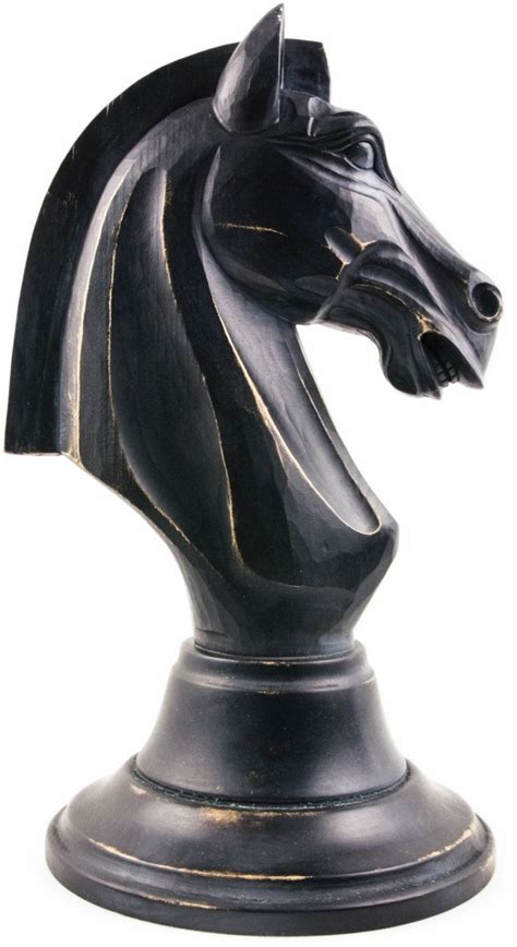 Chess Knight Horse 80cm Handcarved Horse Art, Horse Head, Chess Piece ...