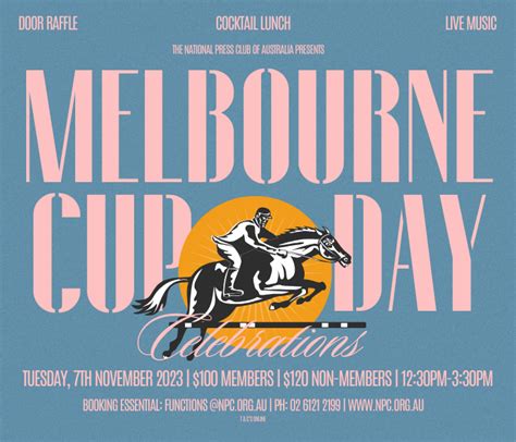 Melbourne Cup Day Celebrations - National Press Club of Australia