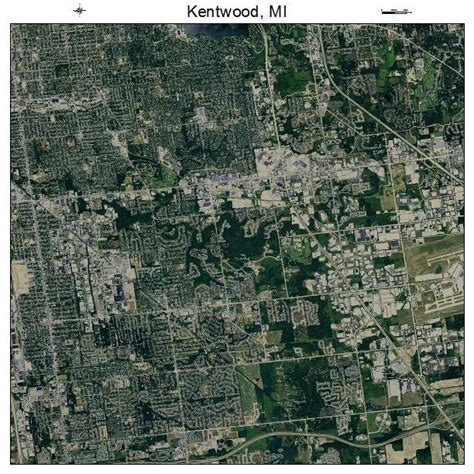 Aerial Photography Map of Kentwood, MI Michigan