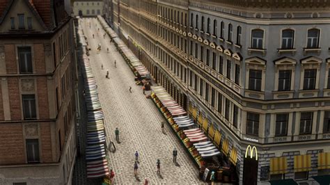 Old Town Market Street : r/CitiesSkylines