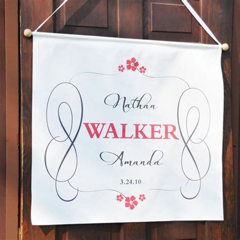 Custom Printed Wedding Banner