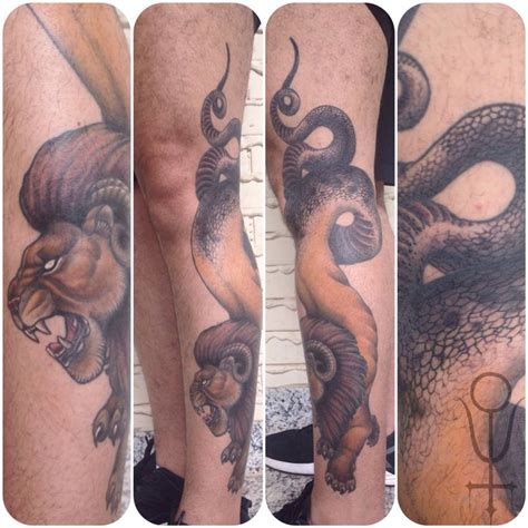 Chimera tattoo done by Monique Kriebel Pak @mnqpak | Tattoos, Chimera, Monique