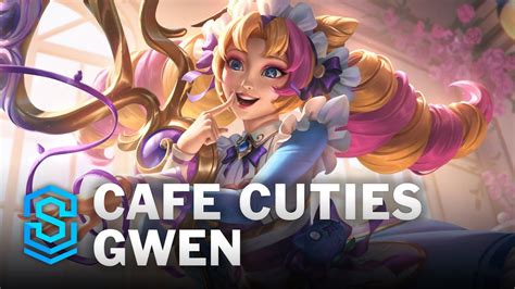 Cafe Cuties Gwen Skin Spotlight - League of Legends - YouTube