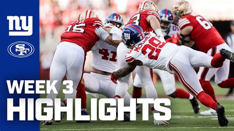 New York Giants Highlights vs. San Francisco 49ers | 2023 Regular ...