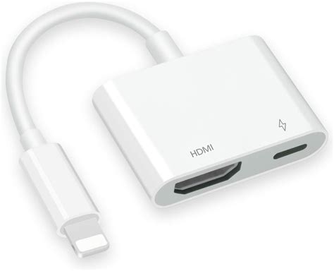 Lightning to HDMI Adapter - [Apple MFi Certified] 1080P HDMI Sync ...