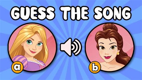 Guess the DISNEY PRINCESS by her SONG! | Disney Song Quiz Challenge ...