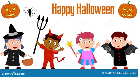 Halloween Kids stock vector. Illustration of clipart, culture - 5664897