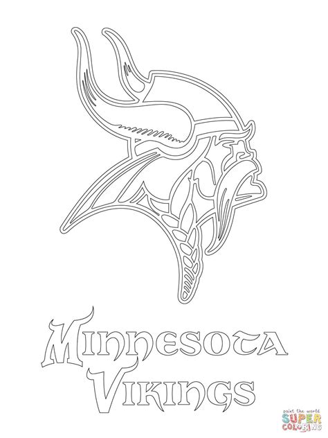 Minnesota Vikings Printable Coloring Pages - SusennBrennen