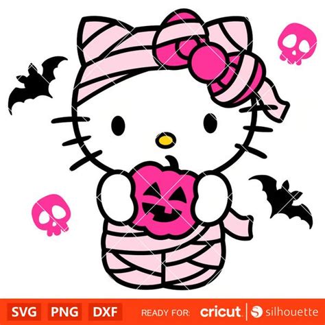 Mummy Hello Kitty Svg, Halloween Svg, Hello Kitty Svg, Kawai | Inspire ...