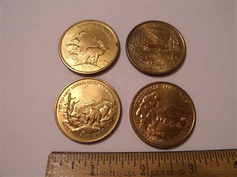 VINTAGE YELLOWSTONE MEDALS 4 LOT REDEEMABLE IN TRADE FOR ONE $ SNOWMOBILE&MORE | Medals, Trading ...