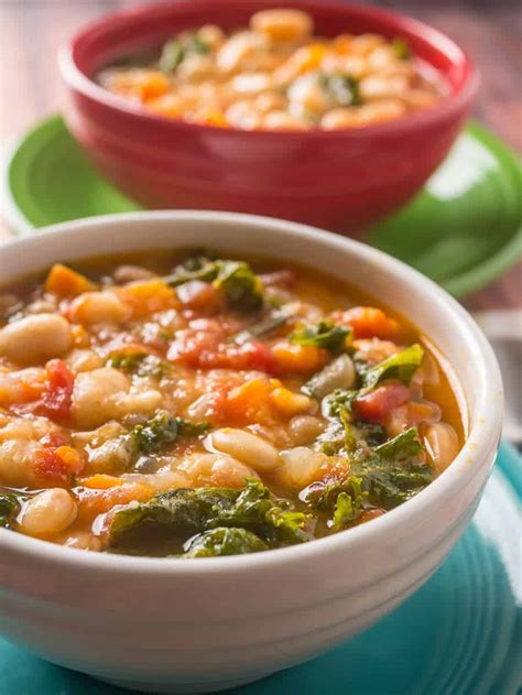 Pressure Cooker Tuscan Bean Soup - Dad Cooks Dinner