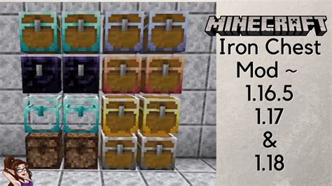 Iron Chest Mod Tutorial/ Spotlight Works for 1.16.5, 1.17, and 1.18 - YouTube