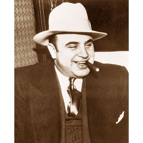 Scarface Al Capone With Cigar Quality Reprint of a Vintage Photo - Etsy