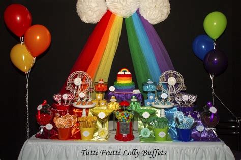 Rainbow Buffet!! | Rainbow candy buffet, Lollies, Lolly buffet