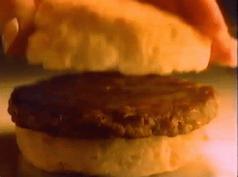 Mcdonalds Sausage Biscuit Breakfast Sandwich GIF - Mcdonalds Sausage Biscuit Breakfast Sandwich ...