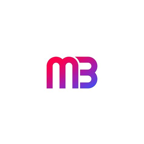 MB logo design, monogram vector 2697987 Vector Art at Vecteezy