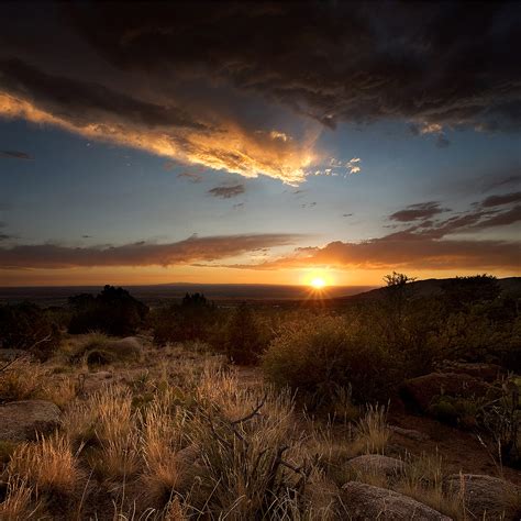 New Mexico Desert Sunset - Outskirts of Albuquerque - Matt Tilghman ...