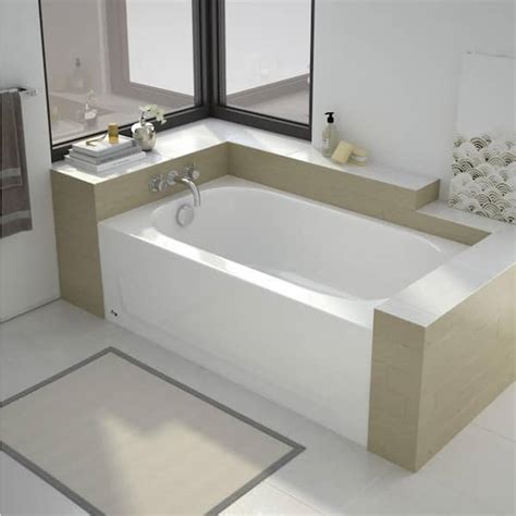 54 Inch Cast Iron Alcove Bathtub