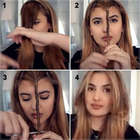 How to cut the bangs yourself: 8 easy ways | Short and Curly Haircuts