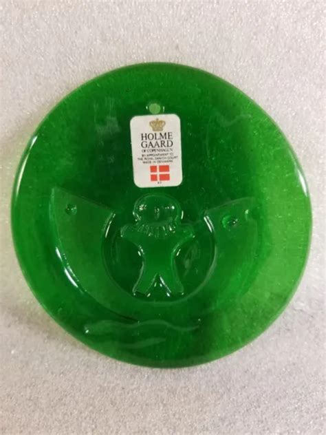 HOLMEGAARD NOAH'S ARK SUNCATCHER Original Label 1970's Glass Ornament Green $19.99 - PicClick