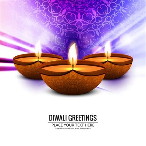 Free Vector | Beautiful purple background for diwali