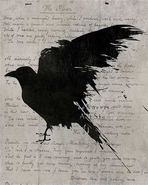 Pin by Mama Odi on Quote the Raven Never More..Never More.. | Raven art, Bird art, Art inspiration