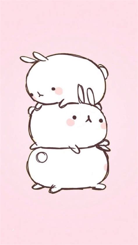 Kawaii Bunny Laptop Wallpaper