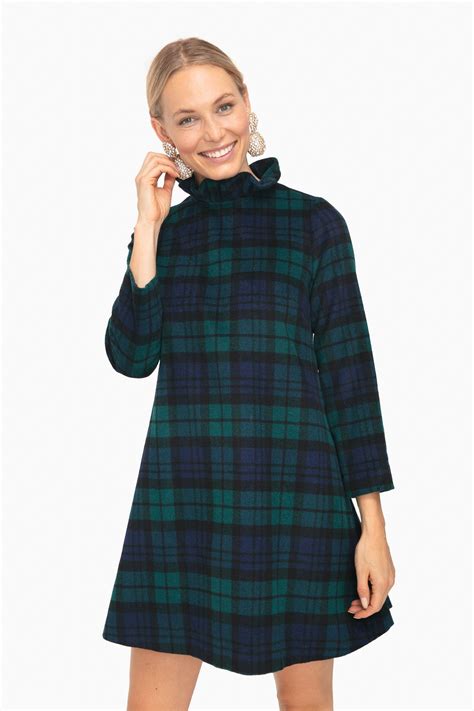 Outfit tuckernuck plaid dress, black watch, full plaid, t shirt, a line | Tartan Outfits | A ...