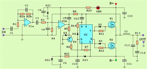 Class d amplifier circuit design