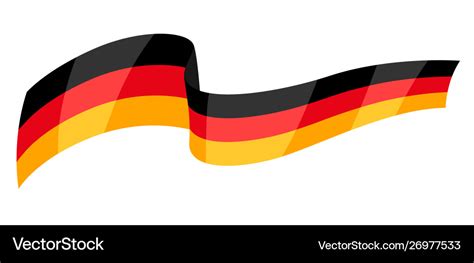 Banner german flag colors Royalty Free Vector Image