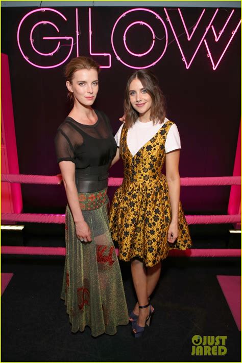 Photo: alison brie betty gilpin glow cast celebrate at emmy skate party ...