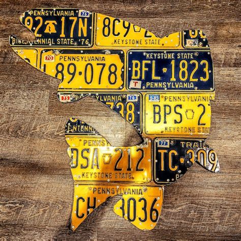 License Plate Art - Etsy