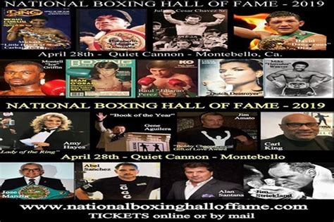 Max Boxing - Other Boxing News - The 2019 National Boxing Hall of Fame ...