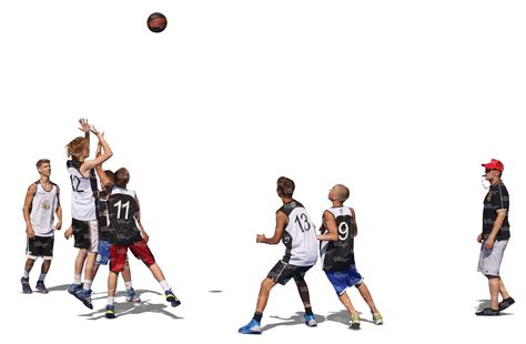 team of men playing basketball - cut out people - VIShopper People ...