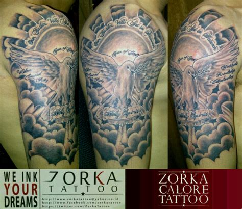 Religious Dove Sleeve by zorka calore tattoo by surfboyz12 on DeviantArt