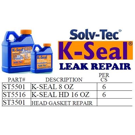 K-Seal Coolant Leak Repair