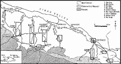 Map of the Greater Antilles region, with enlarged map of the Cibao... | Download Scientific Diagram