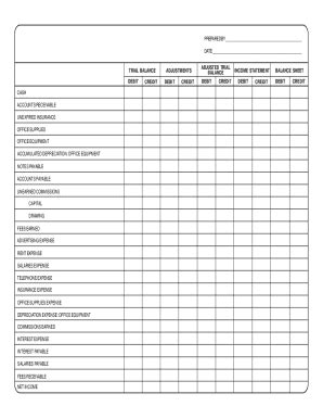 Debit And Credit Worksheet Pdf - Fill Online, Printable, Fillable, Blank | pdfFiller