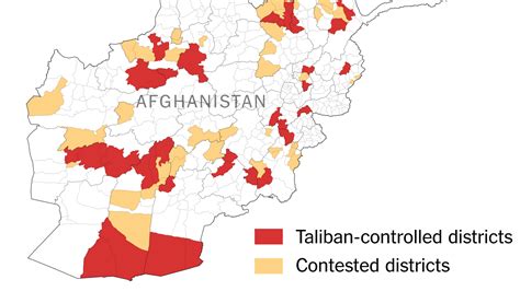 More Than 14 Years After U.S. Invasion, the Taliban Control Large Parts of Afghanistan - The New ...