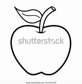 Apple Black And White Coloring Page sketch template