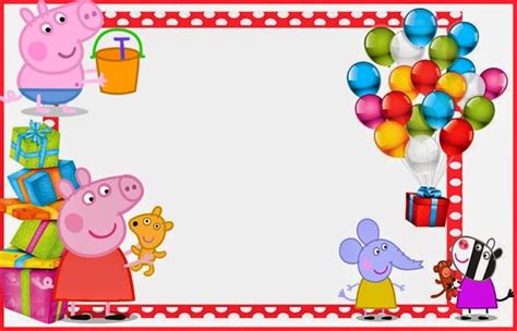 Free Printable Peppa Pig Party Invitation | Free Invitation Templates