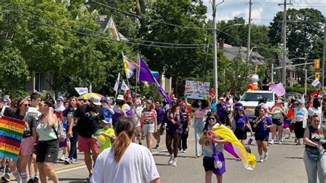 Thousands flock to downtown London for annual pride parade | CBC News