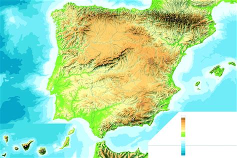 Mapas físicos de España – La clase de Raúl – Salesianos Santander