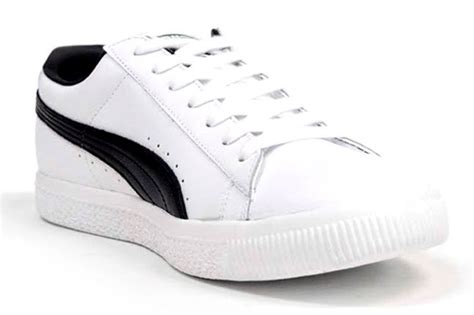 PUMA Clyde Leather Fs (White/Black) - Sneaker Freaker